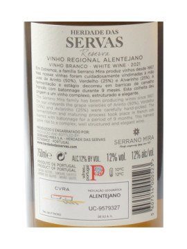 Herdade das Servas Reserva Branco 2021