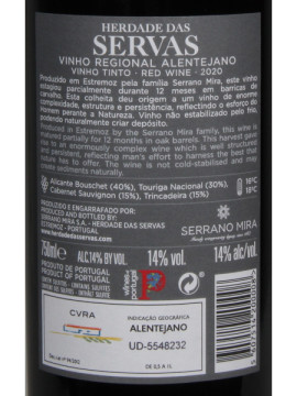 Herdade das Servas C. Sel. Tinto 2020