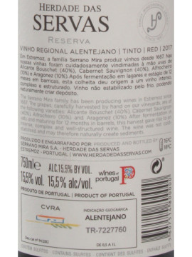 Herdade das Servas Reserva Tinto 2017