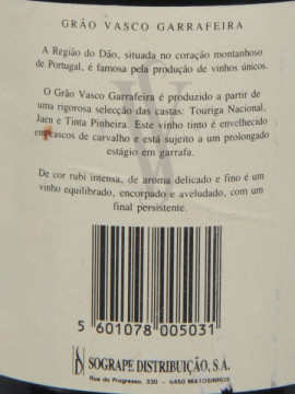 Grao Vasco Grf Tinto 3* 1985