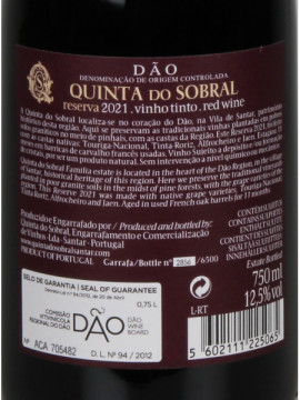 Quinta do Sobral Reserva 0.75 Tinto 2021