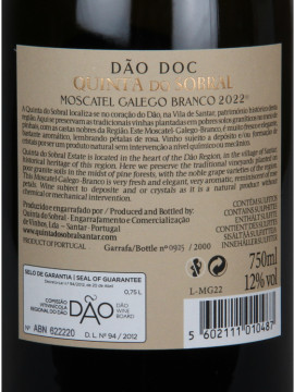 Quinta do Sobral Moscatel Galego 0.75 Branco