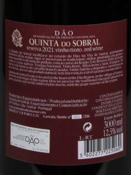 Quinta do Sobral Reserva 3 L Tinto 2021