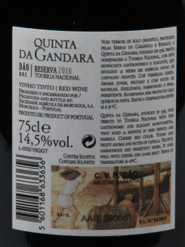 Quinta da Gandara Dao Doc Tinto Reserva Touriga Nac.