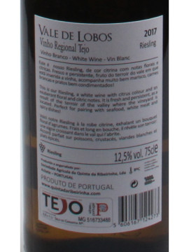 Quinta da Ribeirinha Vale de Lobos Riesling Branco