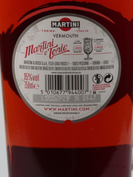 Martini Rosato 0.75Lºx15º