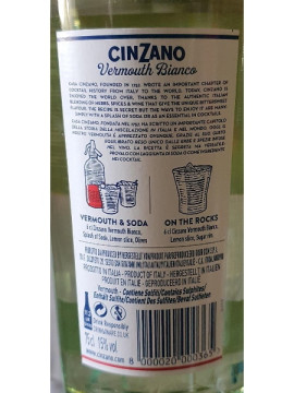 Cinzano Branco 0,75X15º