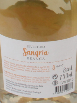 Sangria Divertido Branco 0.75