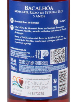 Moscatel Quinta Bacalhoa Roxo 0.75