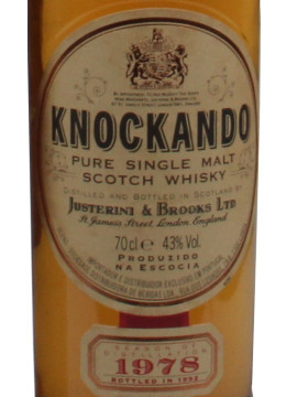 Malt Knockando 1978 1978