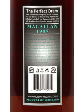 Malt Macallan 17Y 1989 0.70L 46º 1989